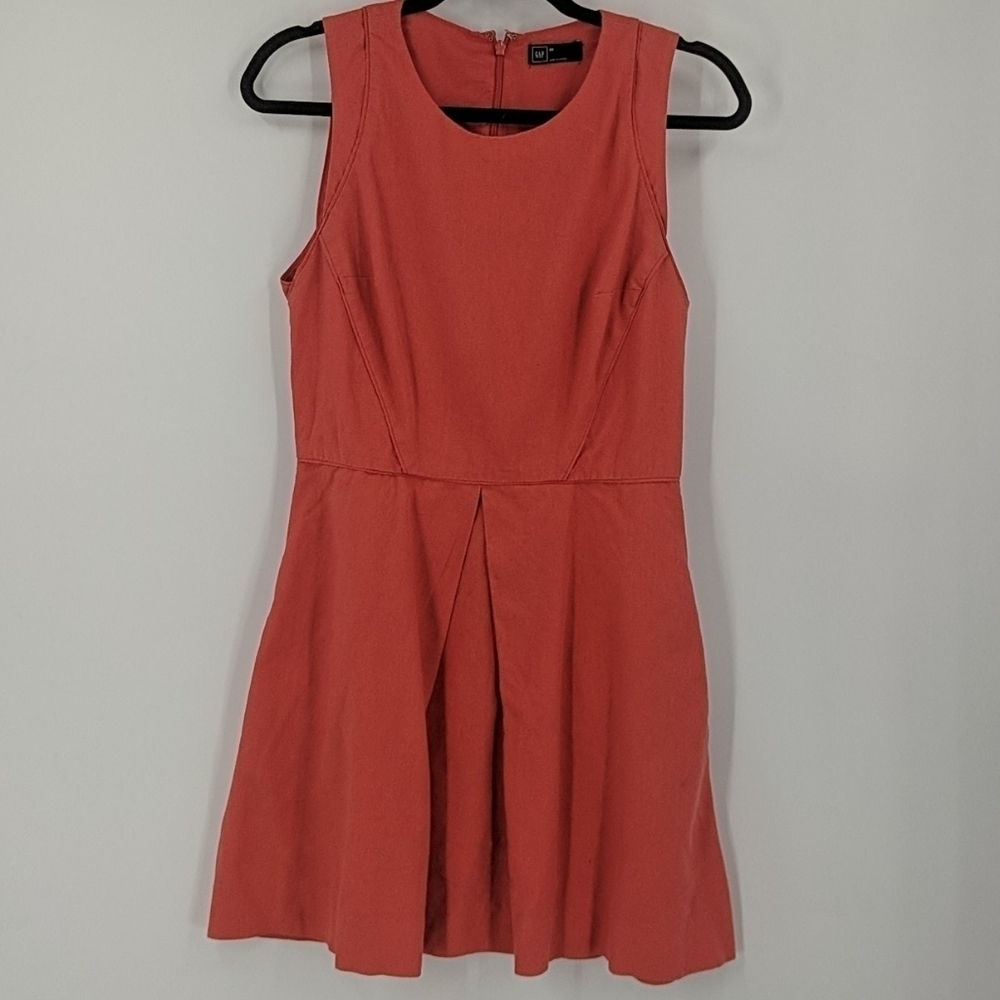 GAP Linen A-line Sleeveless Dress
